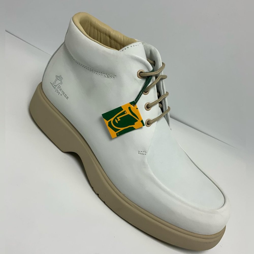 Men's Havana Joe Bright White Soft Genuine Suede Boots